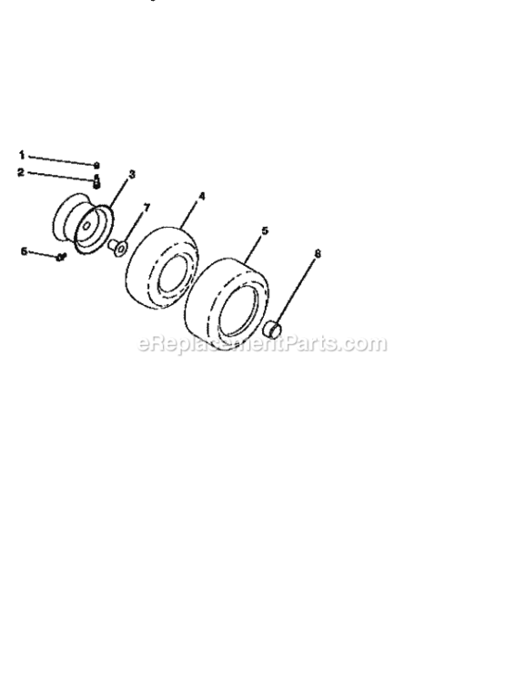 Page H Diagram and Parts List for 917258880  Craftsman Lawn Tractor