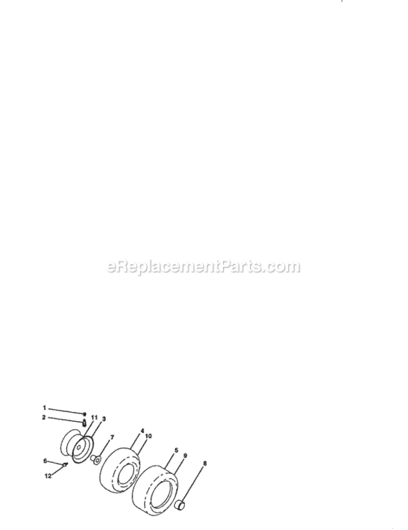 Page H Diagram and Parts List for 917258922  Craftsman Lawn Tractor