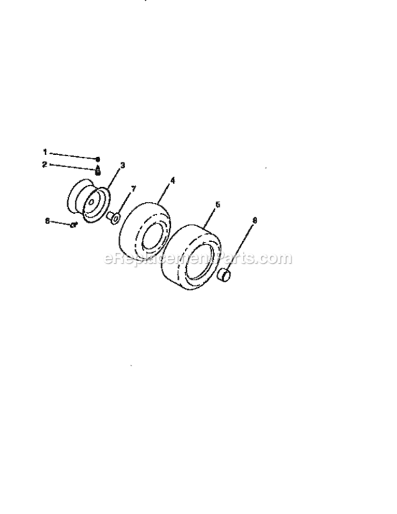 Page K Diagram and Parts List for 917258980  Craftsman Lawn Tractor