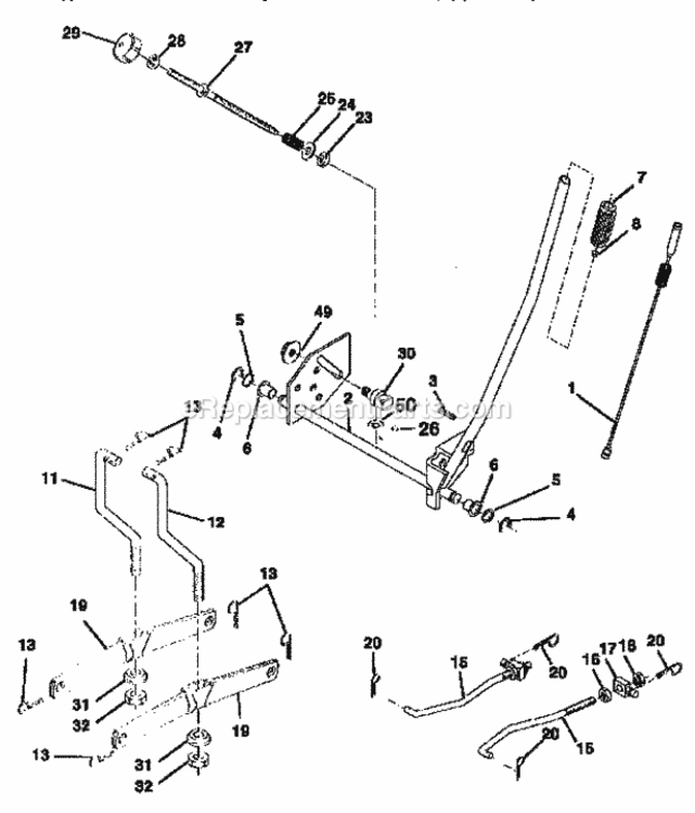 Page I Diagram and Parts List for 917259030  Craftsman Lawn Tractor