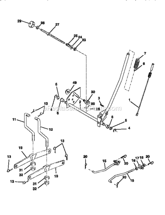 Page I Diagram and Parts List for 917259031  Craftsman Lawn Tractor