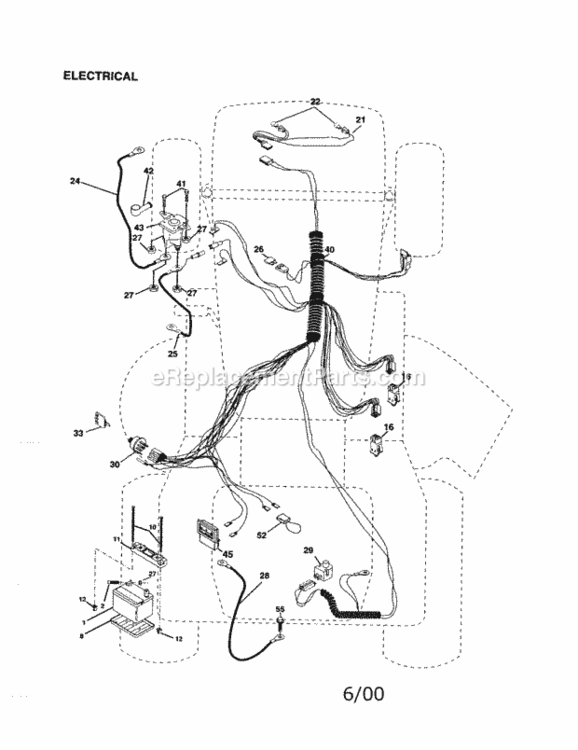 Page A Diagram and Parts List for 917259071  Craftsman Lawn Tractor