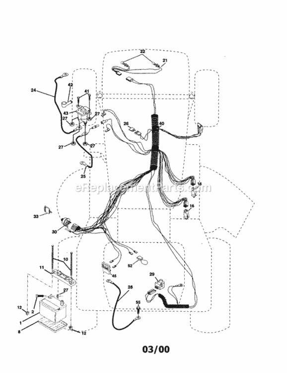 Page A Diagram and Parts List for 917259080  Craftsman Lawn Tractor