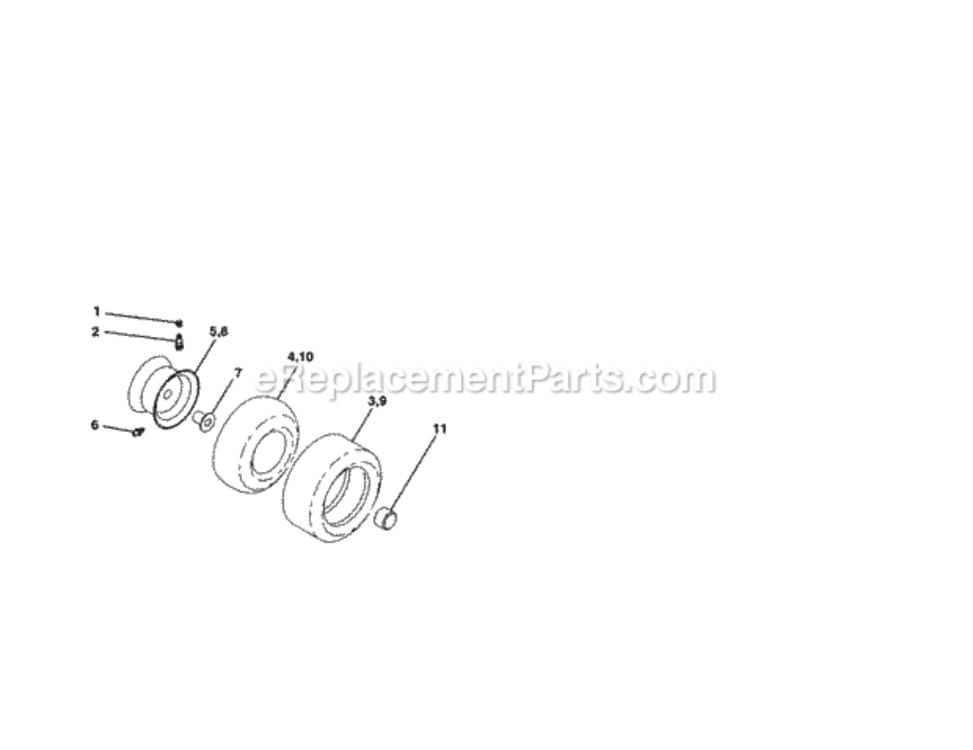 Page H Diagram and Parts List for 917259080  Craftsman Lawn Tractor