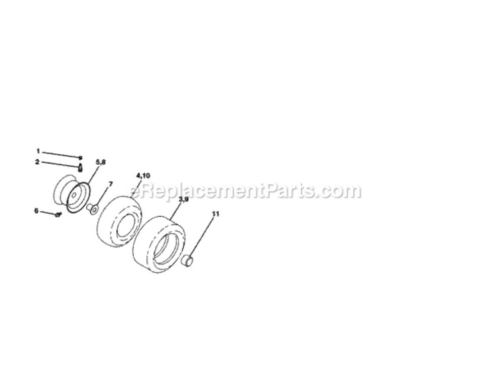 Page F Diagram and Parts List for 917259120  Craftsman Lawn Tractor