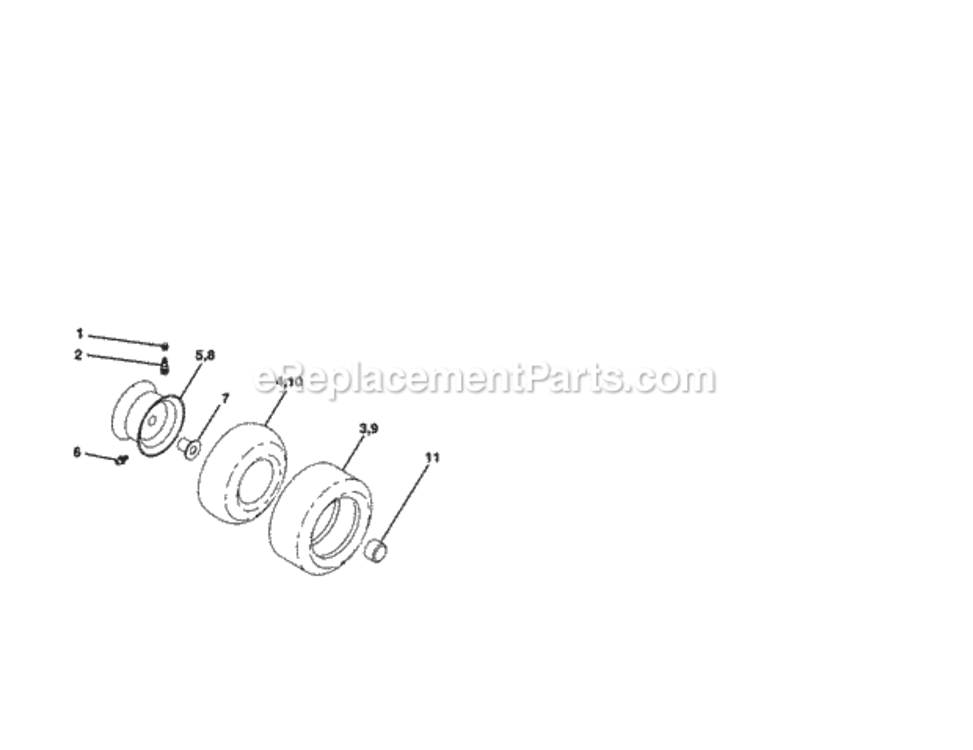 Page G Diagram and Parts List for 917259150  Craftsman Lawn Tractor