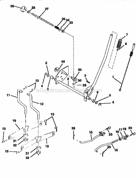 Page I Diagram and Parts List for 917259170  Craftsman Lawn Tractor