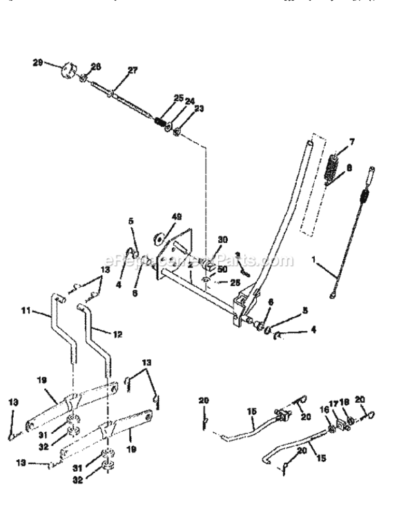 Page I Diagram and Parts List for 917259171  Craftsman Lawn Tractor