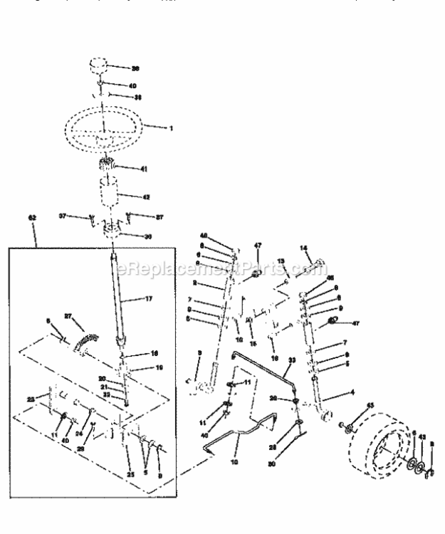 Page D Diagram and Parts List for 917259280  Craftsman Lawn Tractor
