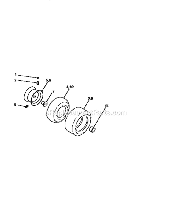 Page F Diagram and Parts List for 917259280  Craftsman Lawn Tractor