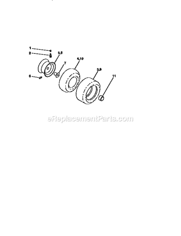 Page H Diagram and Parts List for 917259290  Craftsman Lawn Tractor