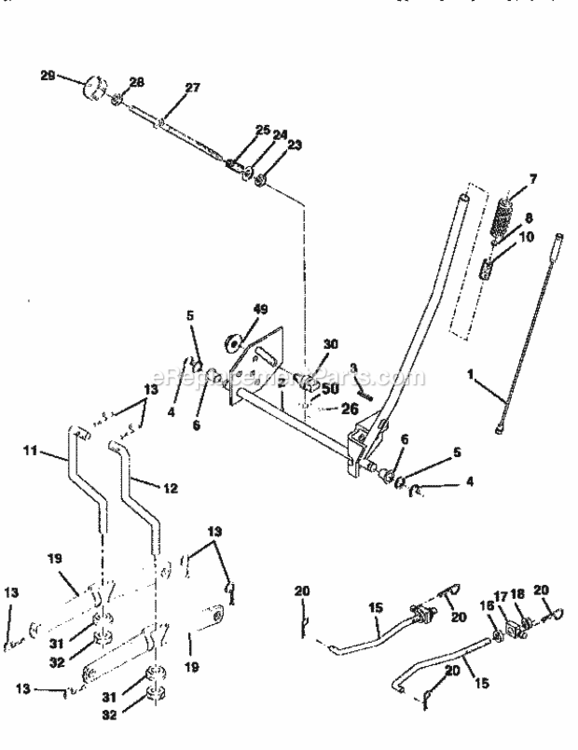 Page I Diagram and Parts List for 917259331  Craftsman Lawn Tractor
