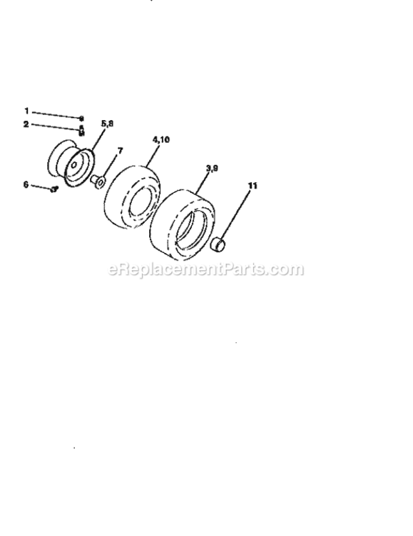 Page F Diagram and Parts List for 917259341  Craftsman Lawn Tractor