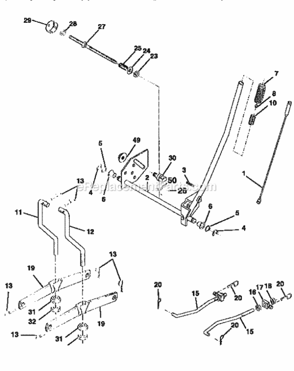 Page I Diagram and Parts List for 917259341  Craftsman Lawn Tractor