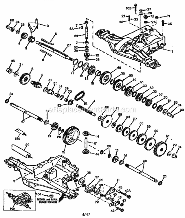 Page K Diagram and Parts List for 917259360  Craftsman Lawn Tractor