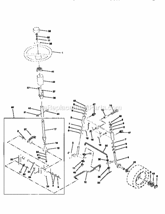 Page D Diagram and Parts List for 917259370  Craftsman Lawn Tractor