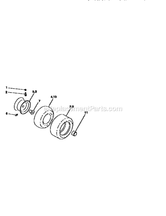 Page G Diagram and Parts List for 917259370  Craftsman Lawn Tractor