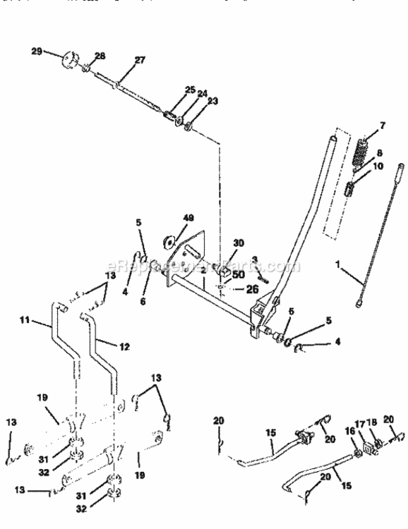 Page I Diagram and Parts List for 917259381  Craftsman Lawn Tractor