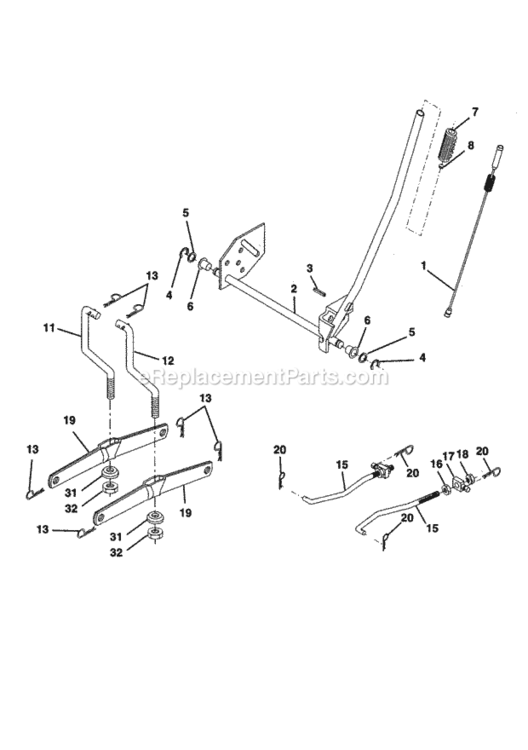 Page I Diagram and Parts List for 917259440  Craftsman Lawn Tractor