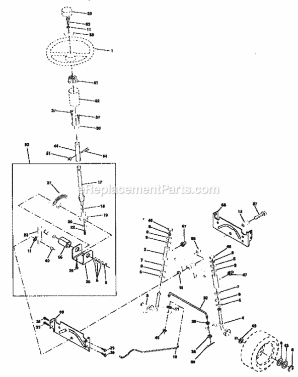 Page D Diagram and Parts List for 917259530  Craftsman Lawn Tractor