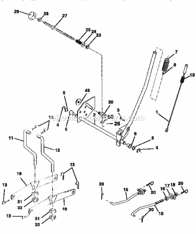 Page I Diagram and Parts List for 917259530  Craftsman Lawn Tractor
