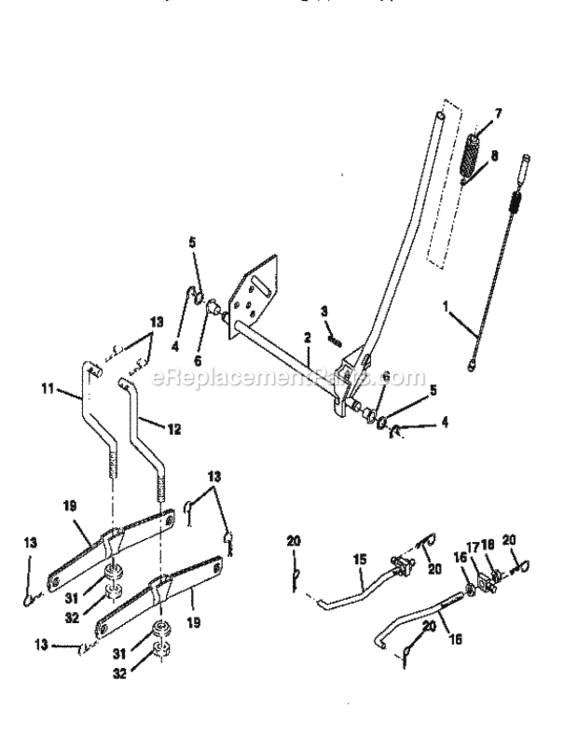 Page I Diagram and Parts List for 917259545  Craftsman Lawn Tractor