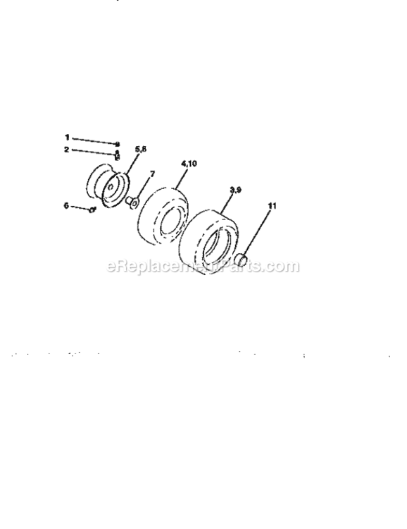 Page G Diagram and Parts List for 917259546  Craftsman Lawn Tractor