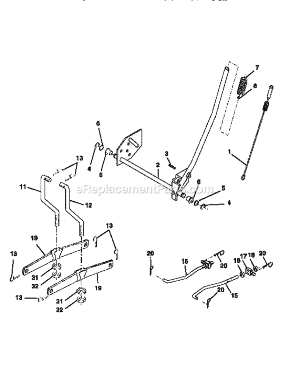 Page I Diagram and Parts List for 917259551  Craftsman Lawn Tractor