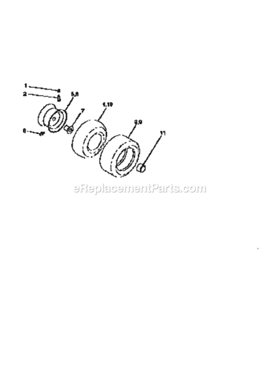 Page F Diagram and Parts List for 917259552  Craftsman Lawn Tractor
