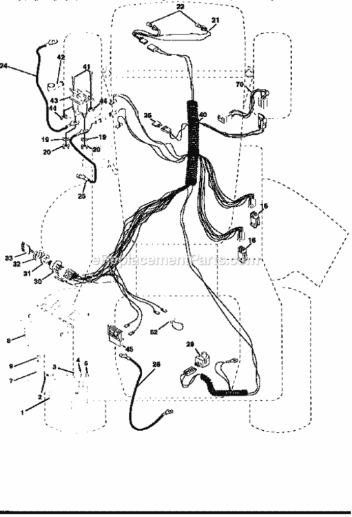 Page A Diagram and Parts List for 917259553  Craftsman Lawn Tractor