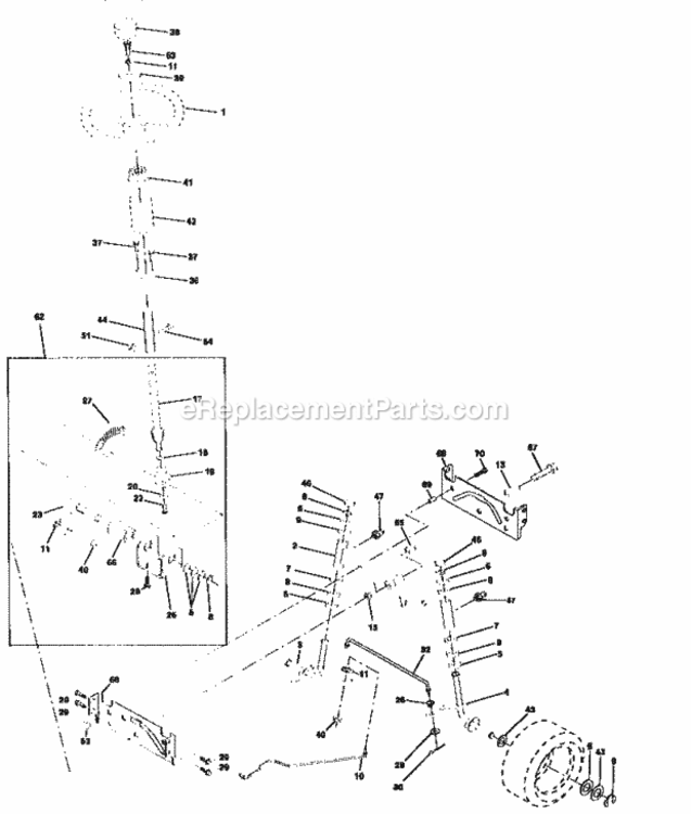 Page D Diagram and Parts List for 917259553  Craftsman Lawn Tractor