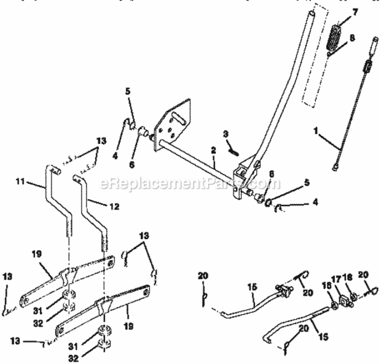Page I Diagram and Parts List for 917259553  Craftsman Lawn Tractor
