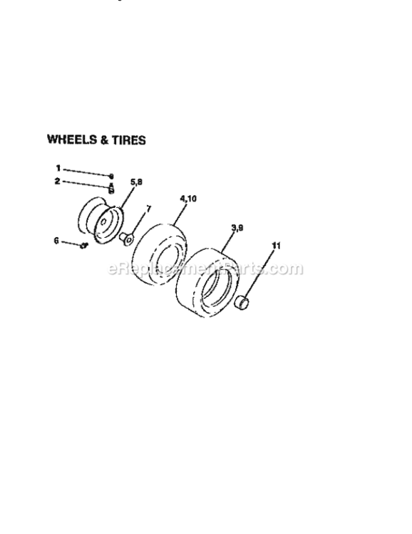 Page G Diagram and Parts List for 917259556  Craftsman Lawn Tractor