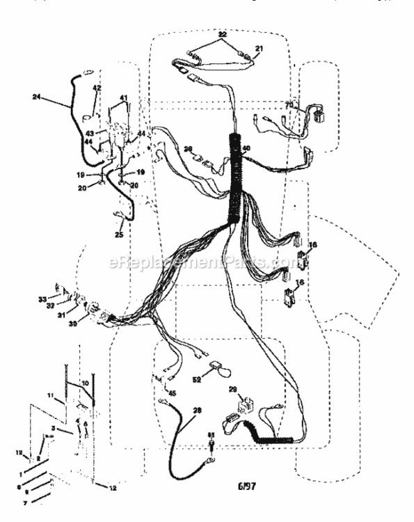 Page A Diagram and Parts List for 917259564  Craftsman Lawn Tractor