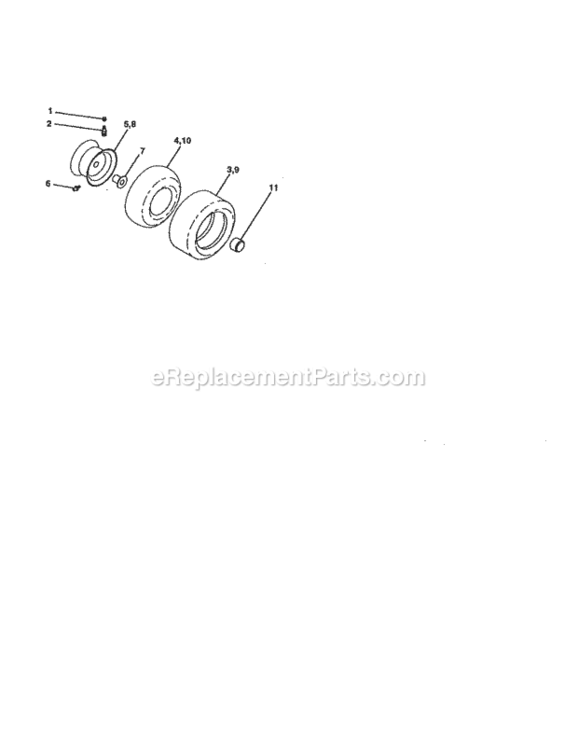 Page G Diagram and Parts List for 917259566  Craftsman Lawn Tractor