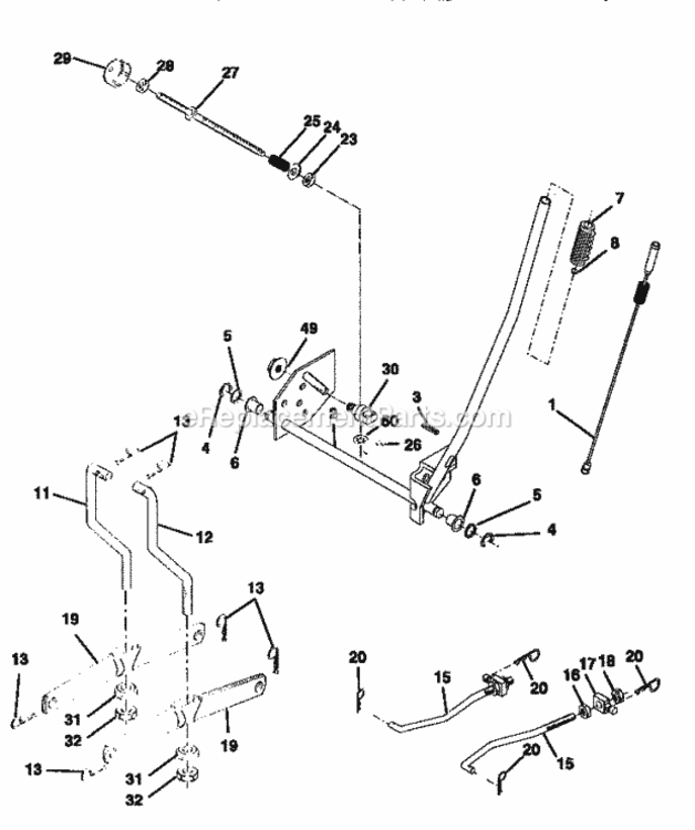 Page I Diagram and Parts List for 917259567  Craftsman Lawn Tractor
