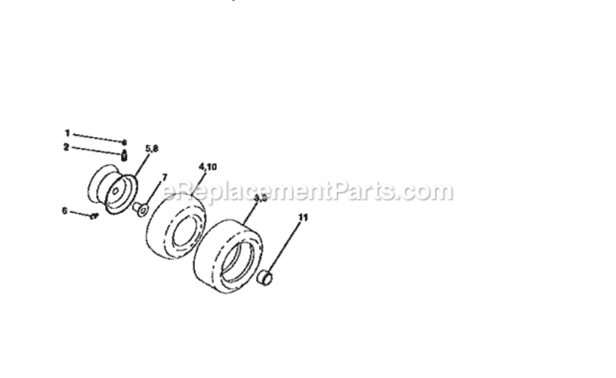 Page G Diagram and Parts List for 917259580  Craftsman Lawn Tractor