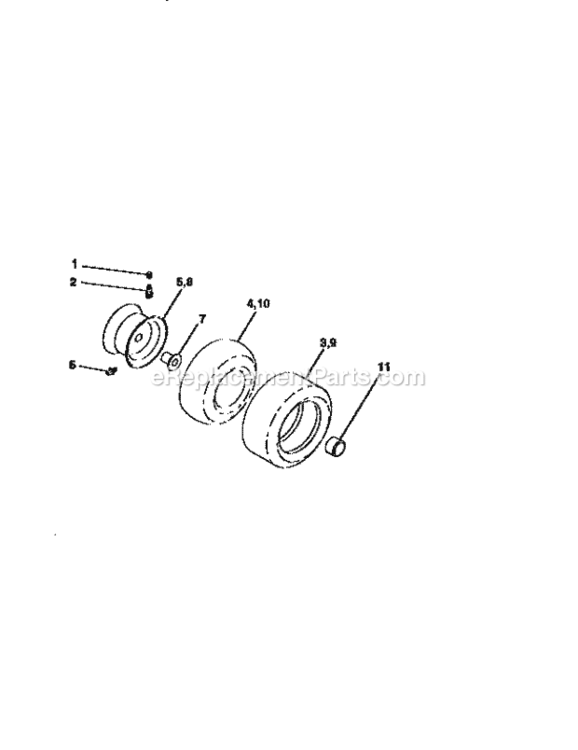 Page G Diagram and Parts List for 917259592  Craftsman Lawn Tractor