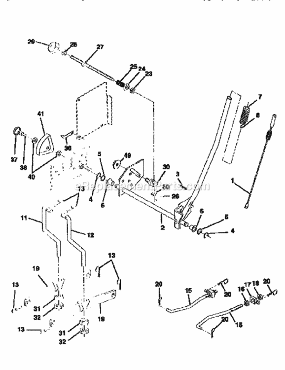 Page I Diagram and Parts List for 917259592  Craftsman Lawn Tractor