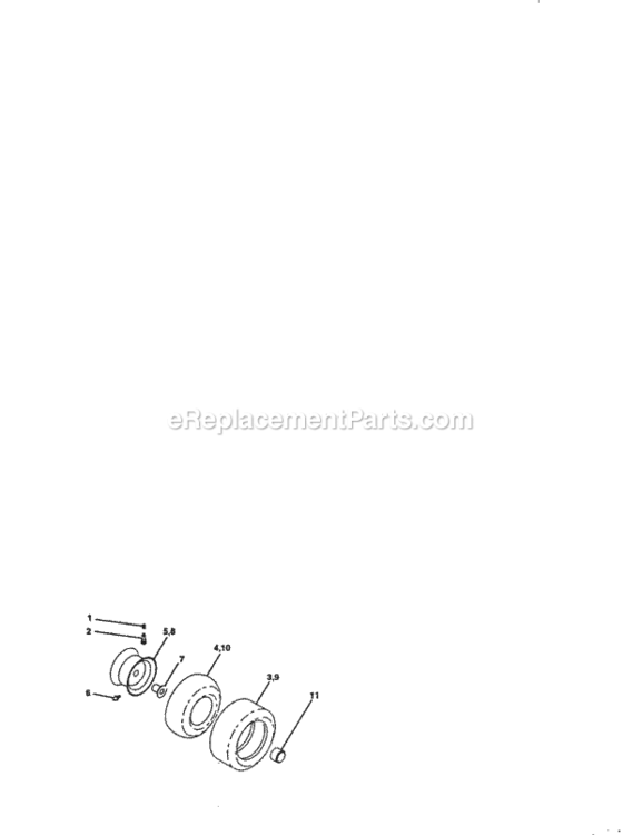 Page G Diagram and Parts List for 917259830  Craftsman Lawn Tractor