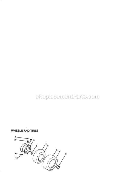 Page G Diagram and Parts List for 917259860  Craftsman Lawn Tractor