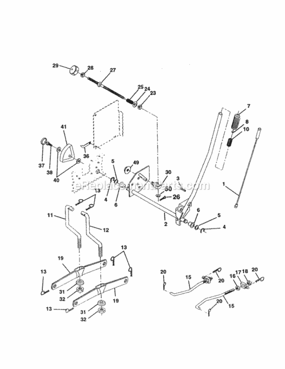 Page I Diagram and Parts List for 917259940  Craftsman Lawn Tractor
