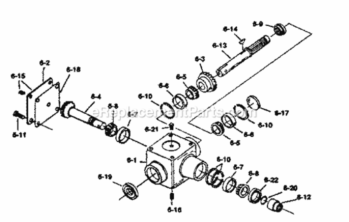 Page B Diagram and Parts List for 917265220  Craftsman Tiller