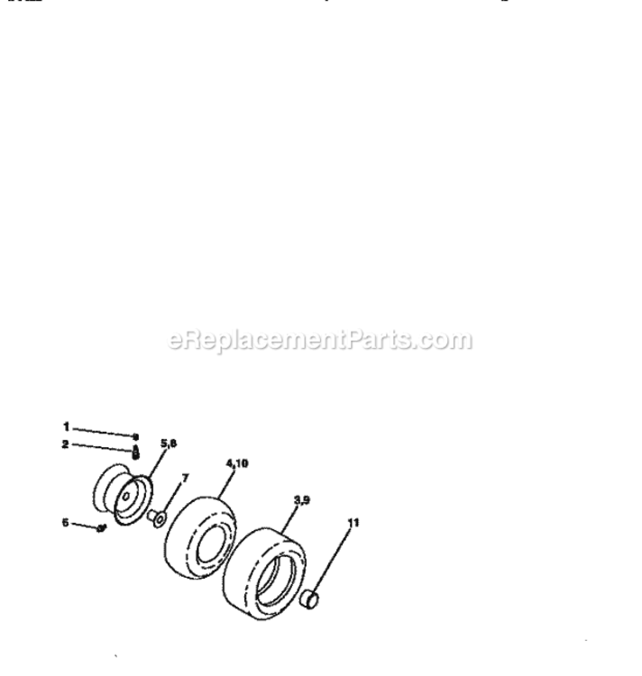 Page H Diagram and Parts List for 917270410  Craftsman Lawn Tractor