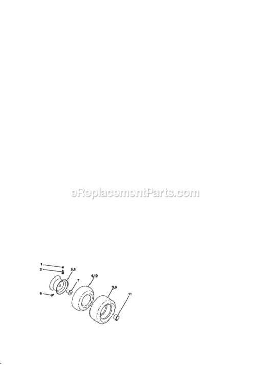 Page H Diagram and Parts List for 917270414  Craftsman Lawn Tractor