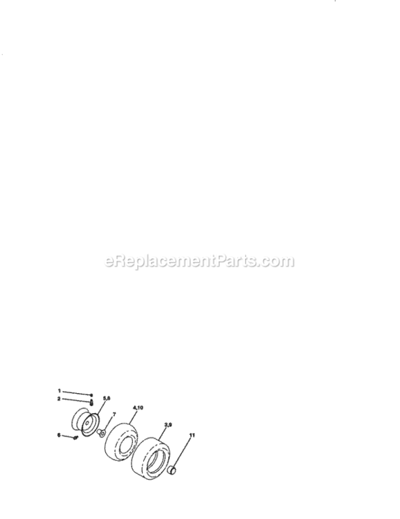 Page H Diagram and Parts List for 917270430  Craftsman Lawn Tractor