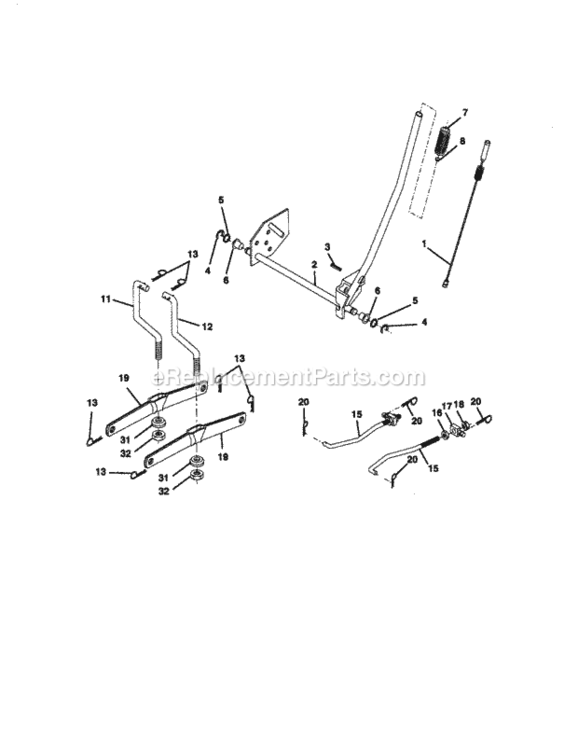 Page I Diagram and Parts List for 917270450  Craftsman Lawn Tractor