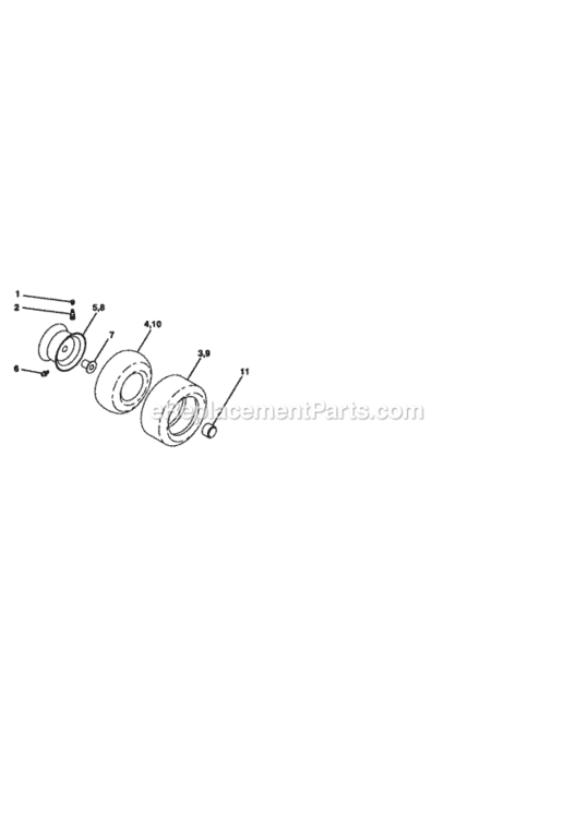 Page I Diagram and Parts List for 917270774  Craftsman Lawn Tractor