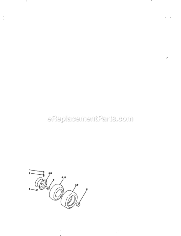Page H Diagram and Parts List for 917270780  Craftsman Lawn Tractor