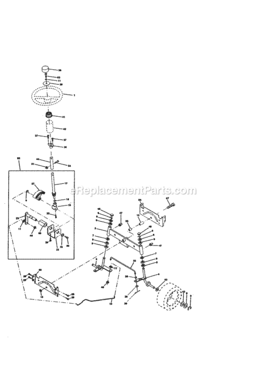 Page D Diagram and Parts List for 917270830  Craftsman Lawn Tractor